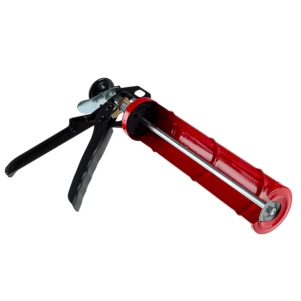 ЕРМАК Пистолет усиленный для герметика с мет. фиксатором 225мм полукорпусный, арт.№ 684-014