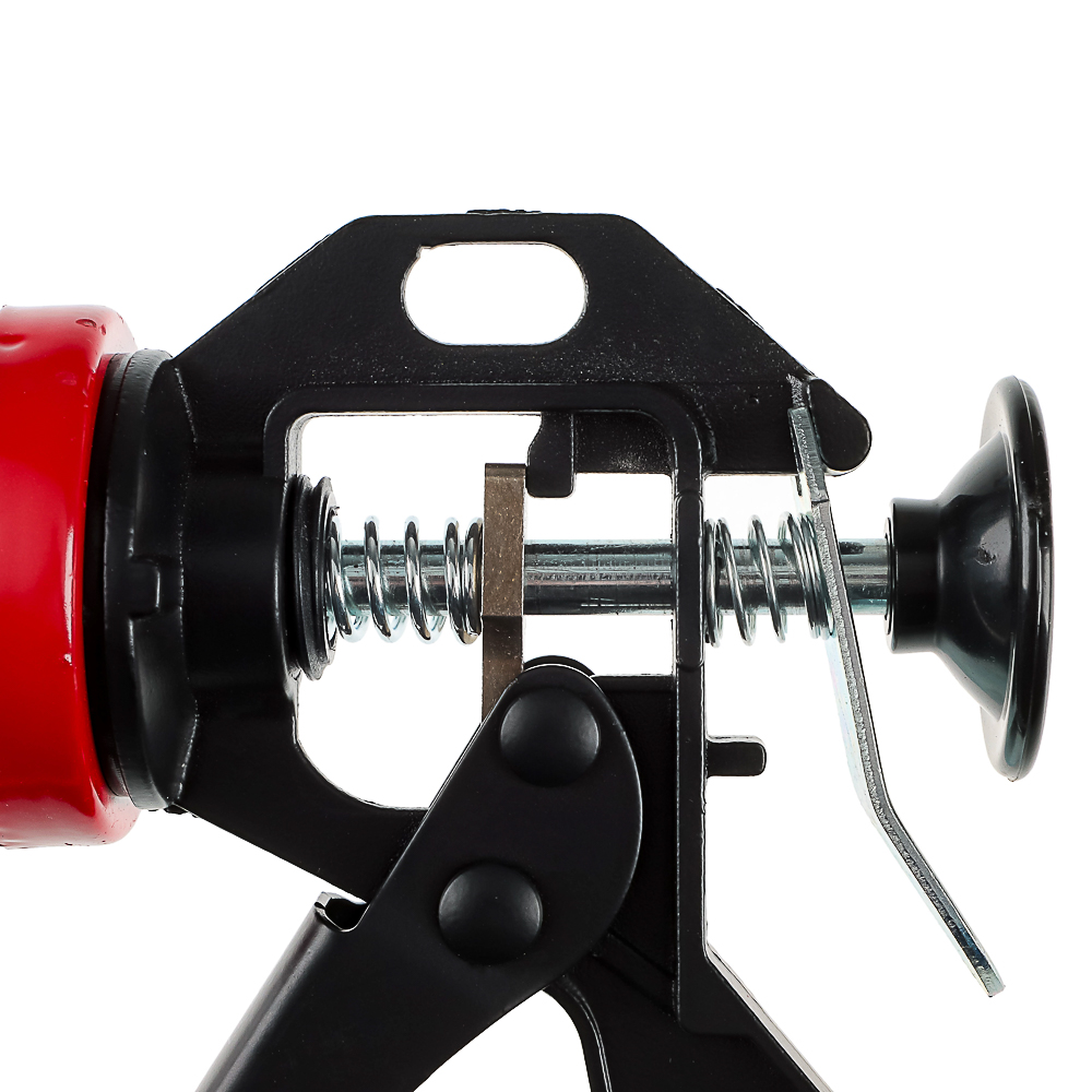 ЕРМАК Пистолет усиленный для герметика с мет. фиксатором 225мм полукорпусный, арт.№ 684-014