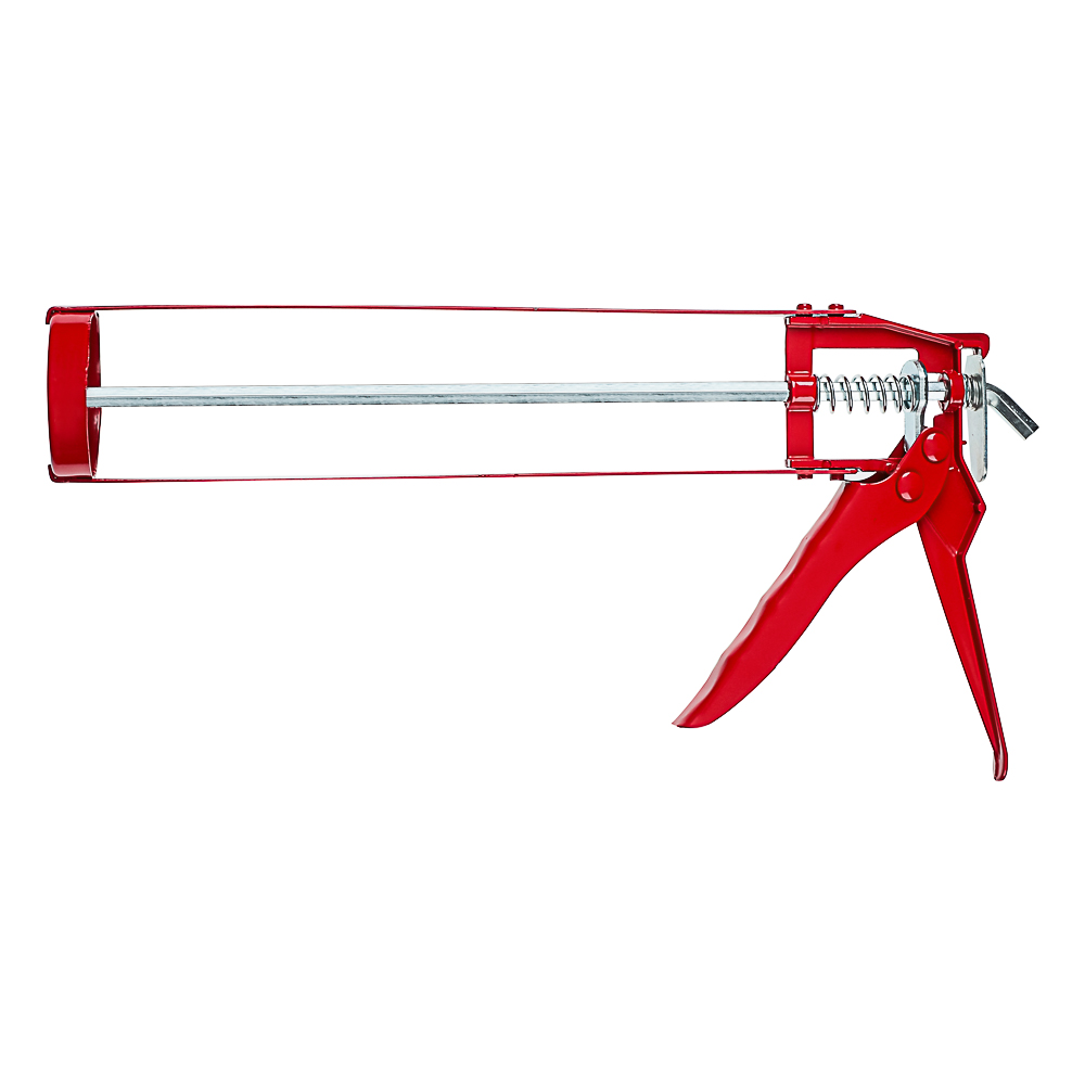 ЕРМАК Пистолет для герметика с мет. фиксатором 225мм скеле, арт.№ 684-021