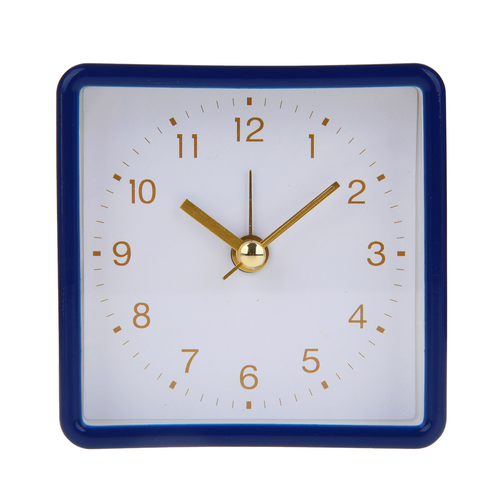 LADECOR CHRONO Будильник, 8,3x4x8,3 см, пластик, 1xAA, цвет синий, арт.№ 529-018