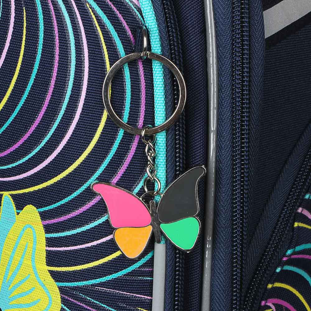 Вандер Флайт Рюкзак школьный жесткий, 38x30x20см, ПЭ, 2отд, 2карм, эргон.спинка,лямки регул.по росту, арт.№ 254-437