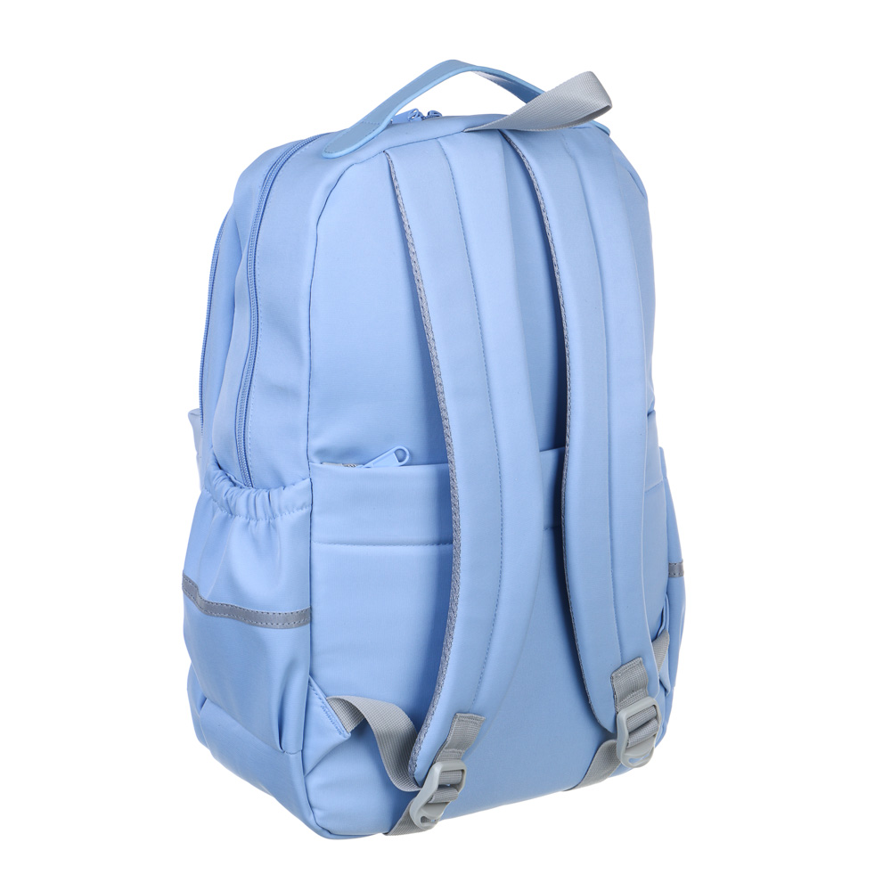 Рюкзак подростковый 45x30x17см, 2 отд., 4 карм., ручка, нашивка "зайчик", ПЭ, нейлон, сиреневый, арт.№ 254-755