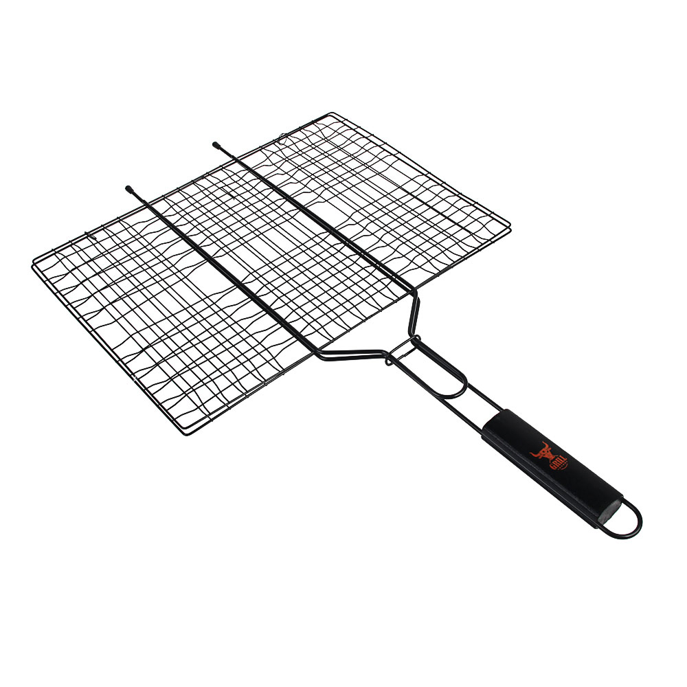 Решетка-гриль антипригар.покр. тм GRILLBOOM, 30х40х2 см, арт.№ 104-014