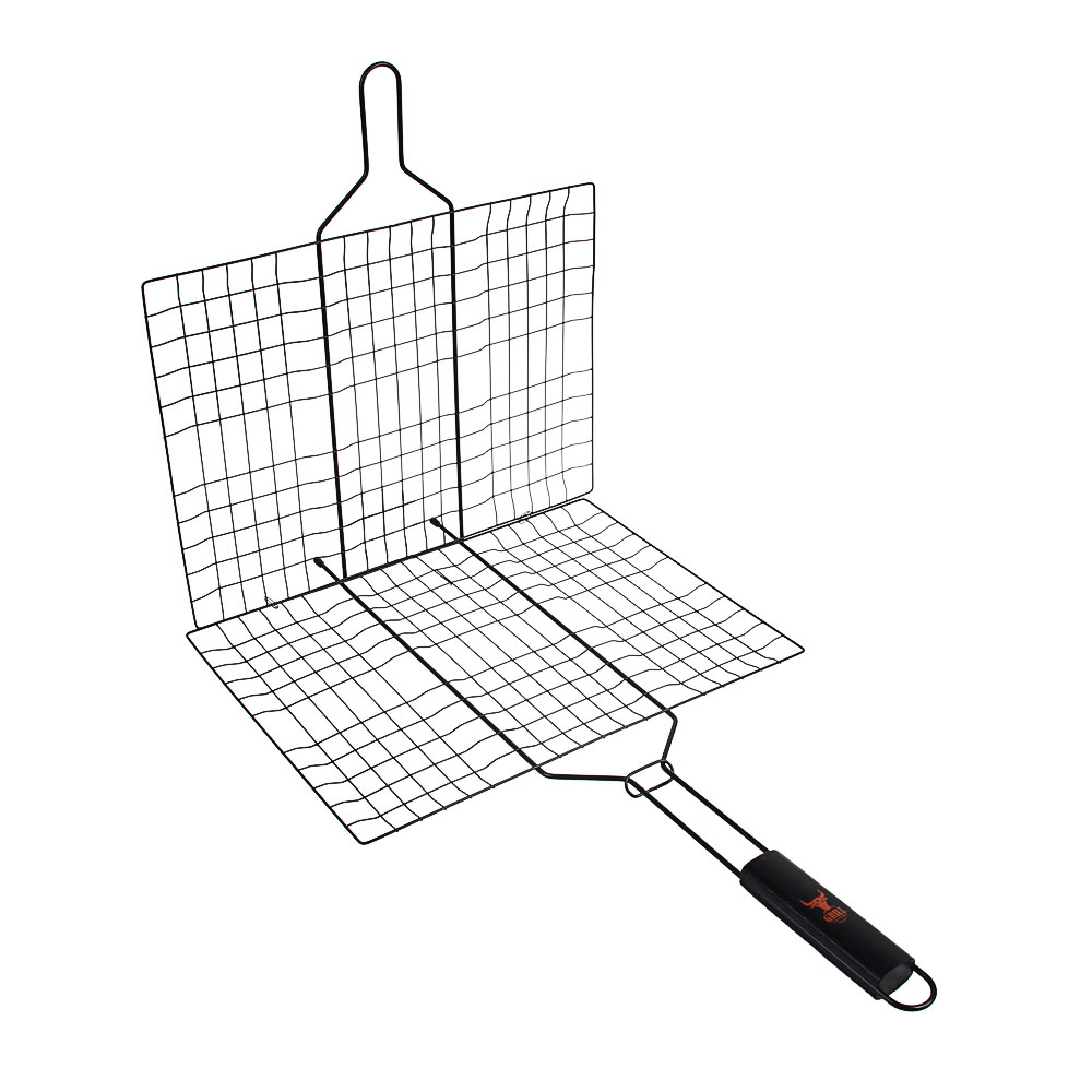 Решетка-гриль антипригар.покр. тм GRILLBOOM, 30х40х2 см, арт.№ 104-014