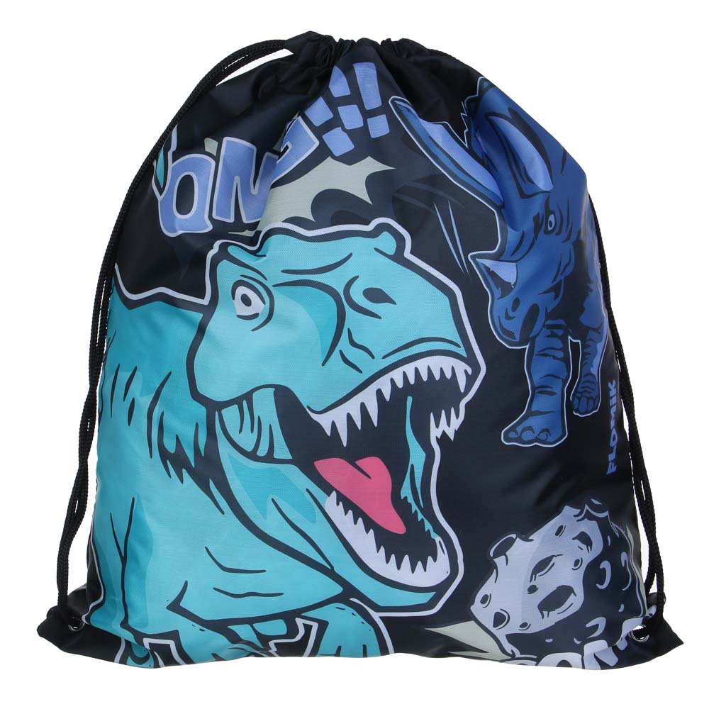 Древний Мир Мешок для сменной обуви на завязках, увеличенный размер 40x47см, полиэстер, арт.№ 233-006