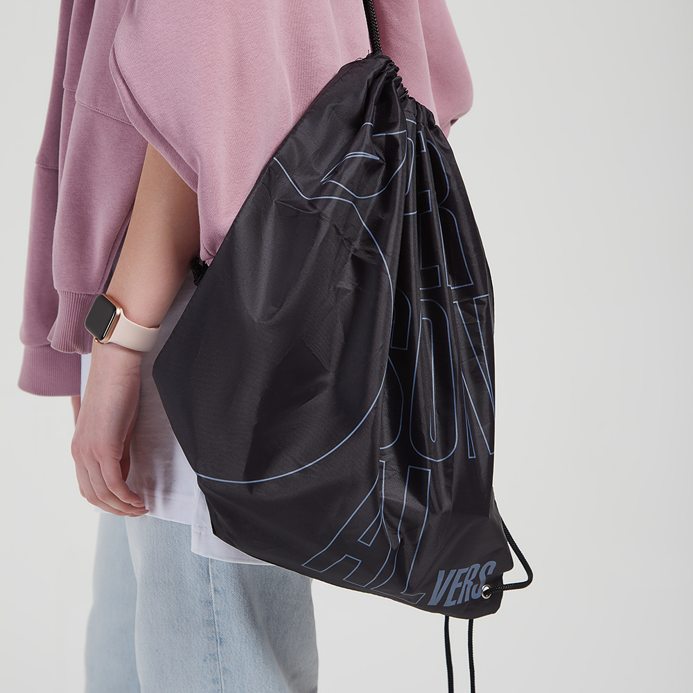 Персонал Мешок для сменной обуви на завязках, увеличенный размер 40x47см, полиэстер, арт.№ 233-010