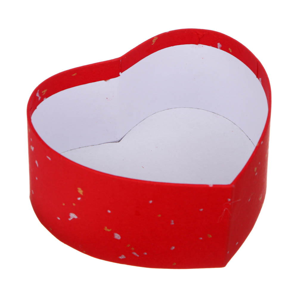 Коробка подарочная в форме сердца, с лентой, 11x9,8x5,2 см, арт.№ 207-015