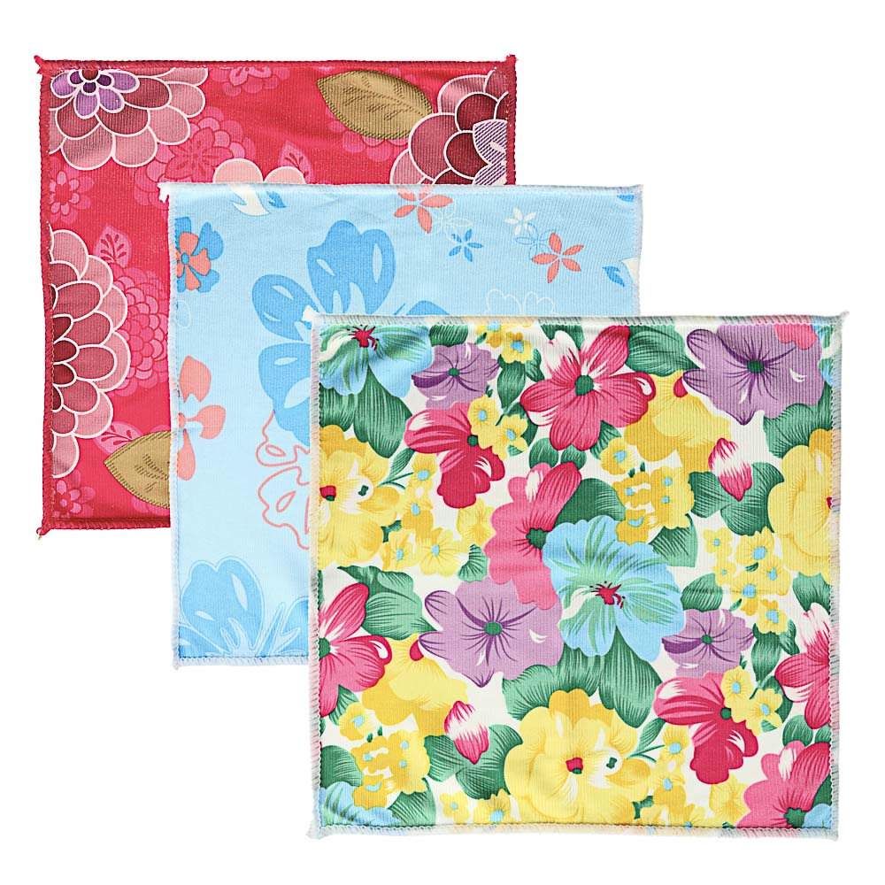 Салфетка из микрофибры тм VETTA, для стекол и зеркал, 30х30см, 250г/кв.м., арт.№ 448-229