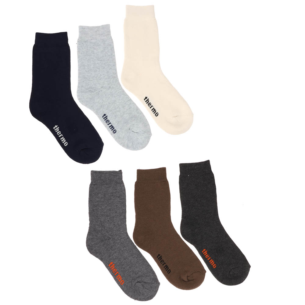 Термоноски женские классические R129, р. 36-39, состав полиэстер 92%, спандекс 6%, латекс 2%, арт.№ 019-530