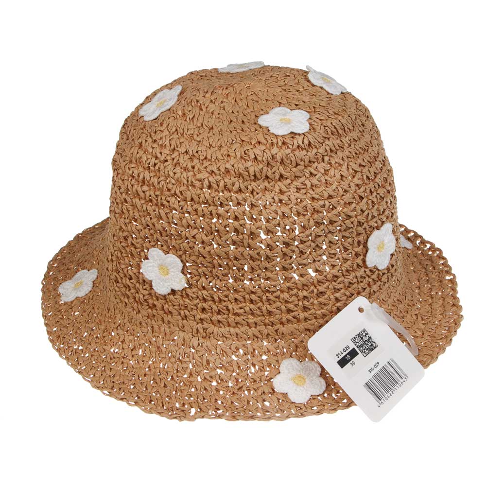 Панама детская плетенная, тм GALANTE, р. 52-54, целлюлоза, цвета в ас-те, арт.№ 314-029