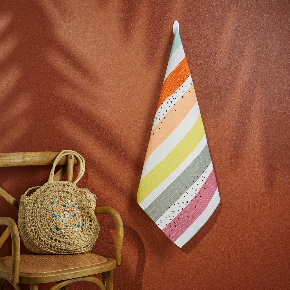 PROVANCE Саммер Тайм Полотенце вафельное пляжное 75х150см, 100% хлопок, 5 дизайнов, арт.№ 496-027