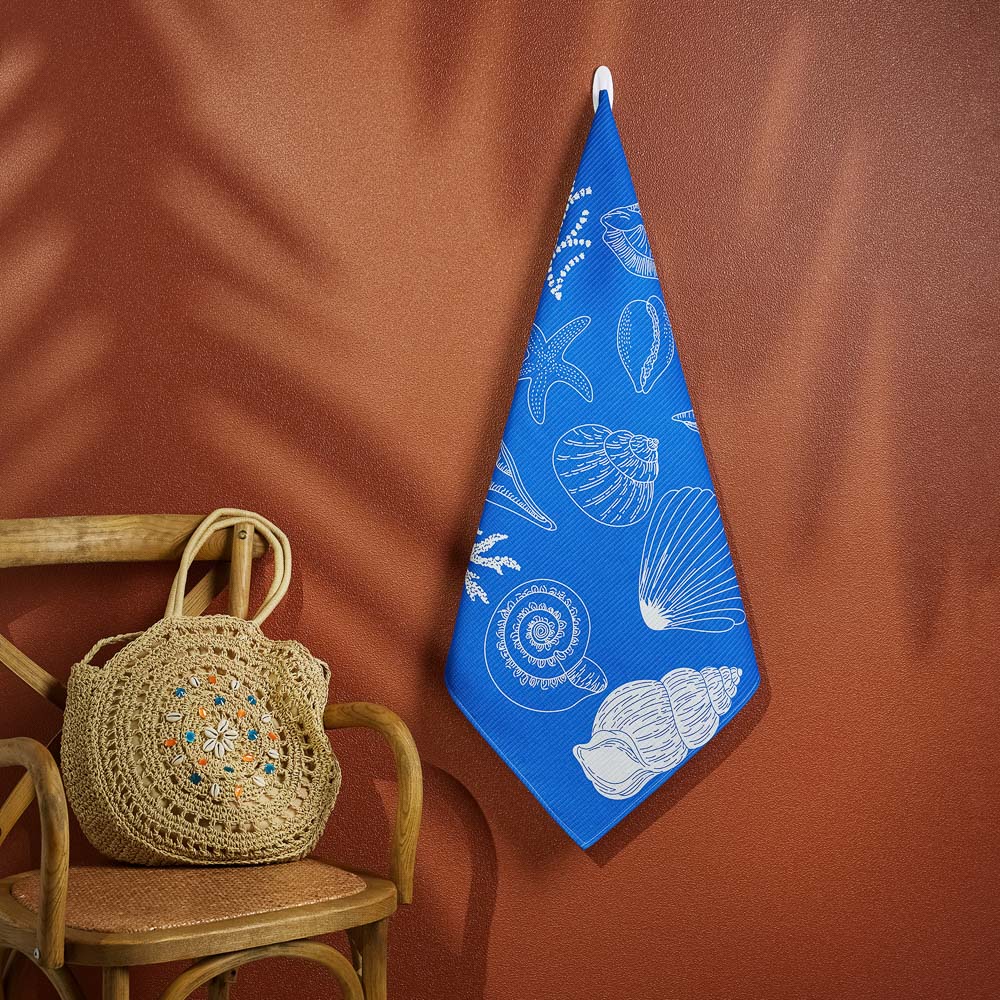 PROVANCE Саммер Тайм Полотенце вафельное пляжное 75х150см, 100% хлопок, 5 дизайнов, арт.№ 496-027