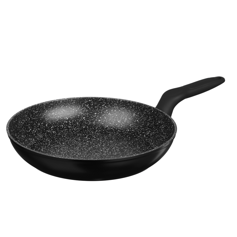 SATOSHI Стоун Наб.пос.10пр, ковш+крышка 1,3л, кастр.+крышки 2,3;3,8;5,7л, сковороды 24,28см, индукц., арт.№ 846-666