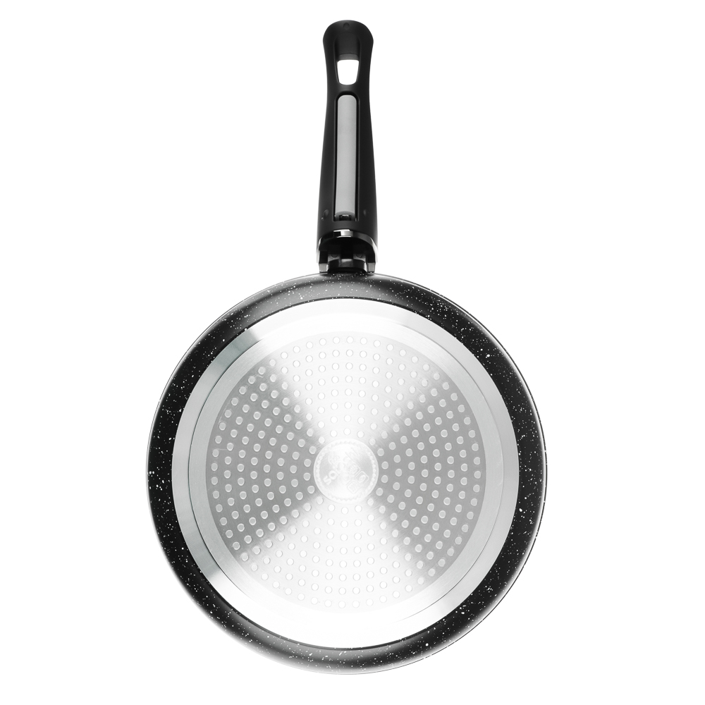 SATOSHI Нера Наб.пос. 4пр съемная ручка, ковш 1,3л, сковороды 20,24см, антиприг.мрамор, индукция, арт.№ 846-667