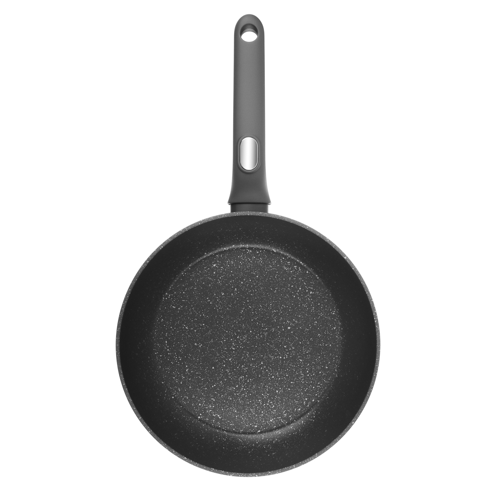 SATOSHI Мирабо Набор посуды 2пр, ковш 1,3л, сковорода 24см, антипригарное покрытие мрамор, индукция, арт.№ 846-668