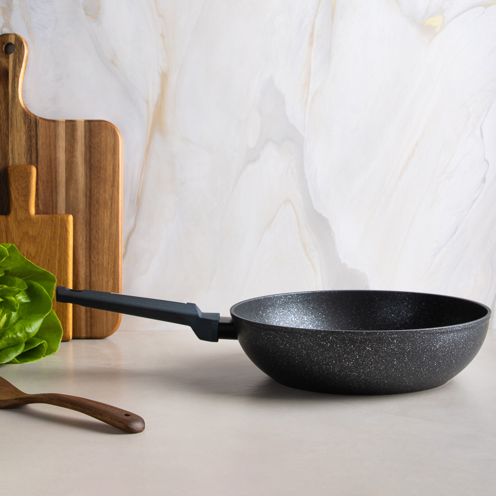 SATOSHI Гардан Вок литой d28см, антипригарное покрытие мрамор, индукция, арт.№ 846-669