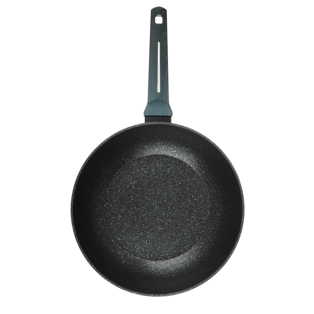 SATOSHI Гардан Вок литой d28см, антипригарное покрытие мрамор, индукция, арт.№ 846-669