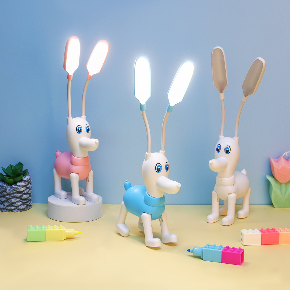Светильник LED в форме собаки, АБС-пластик, 14х5х32 см, USB, 3 дизайна, арт.№ 476-396