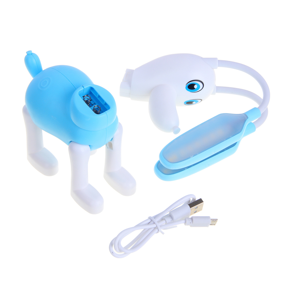 Светильник LED в форме собаки, АБС-пластик, 14х5х32 см, USB, 3 дизайна, арт.№ 476-396
