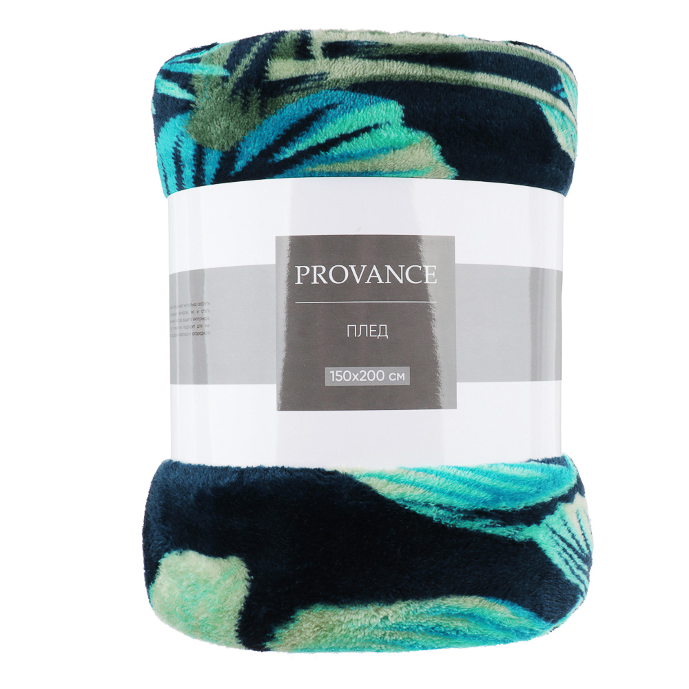 PROVANCE Плед микрофибра, 150х200см, 230гр/м, зеленый, арт.№ 486-164