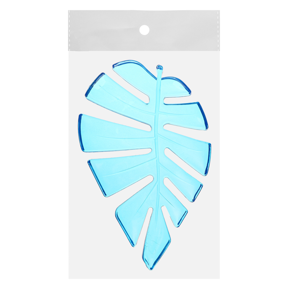 VETTA Мыльница гибкая "Лист папоротника", ПВХ, 14,5x9,5см, 3 цвета, арт.№ 463-356