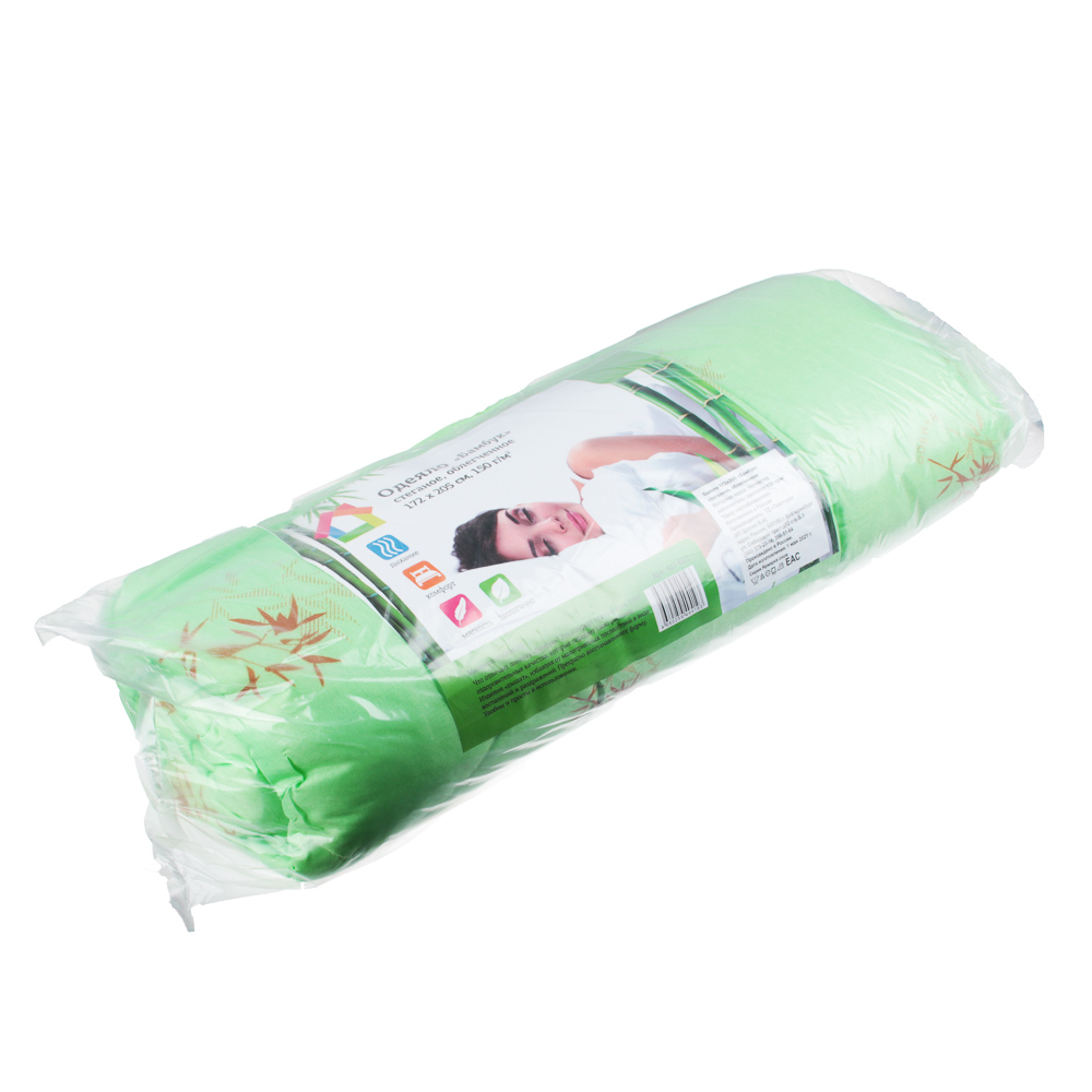 Одеяло "Бамбук" стеганое, облегченное 150гр/м, полиэстер, 172х205см, арт.№ 427-021