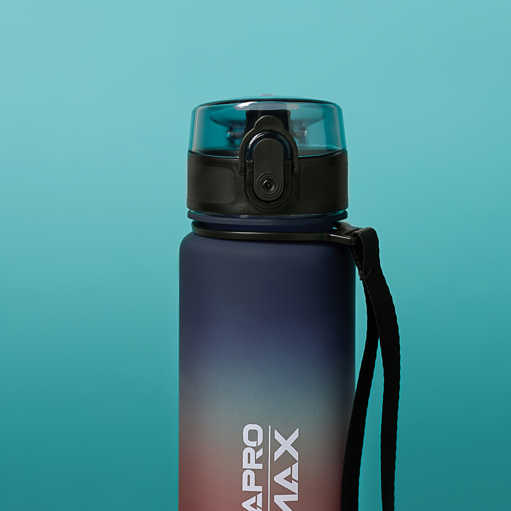 SILAPRO MAX Бутылка спортивная с замком, бордовая, 500мл, РС, РР, арт.№ 088-053