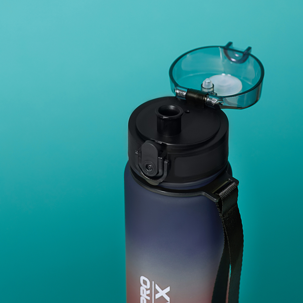 SILAPRO MAX Бутылка спортивная с замком, бордовая, 500мл, РС, РР, арт.№ 088-053