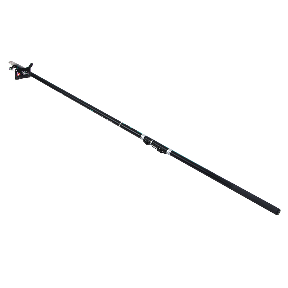 KAIDA Удочка с кольцами "Блэк Кэт", телескоп., карбон, 4,0м, тест 10-40гр., арт. 801-400, арт.№ 149-159