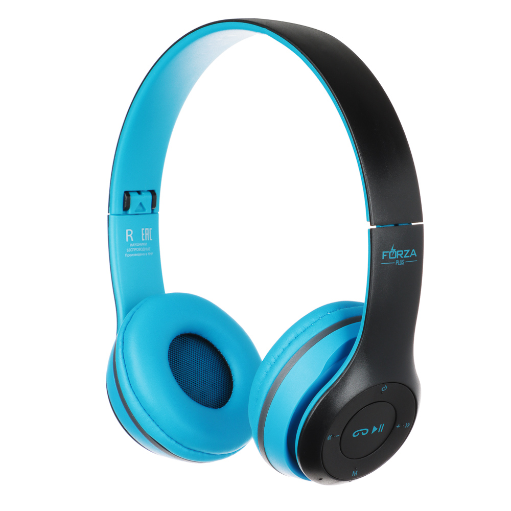 Наушники беспроводные накладные FORZA, 250мАч, BT: 5.0, гарнитура, складные, 3 цвета, арт.№ 410-010