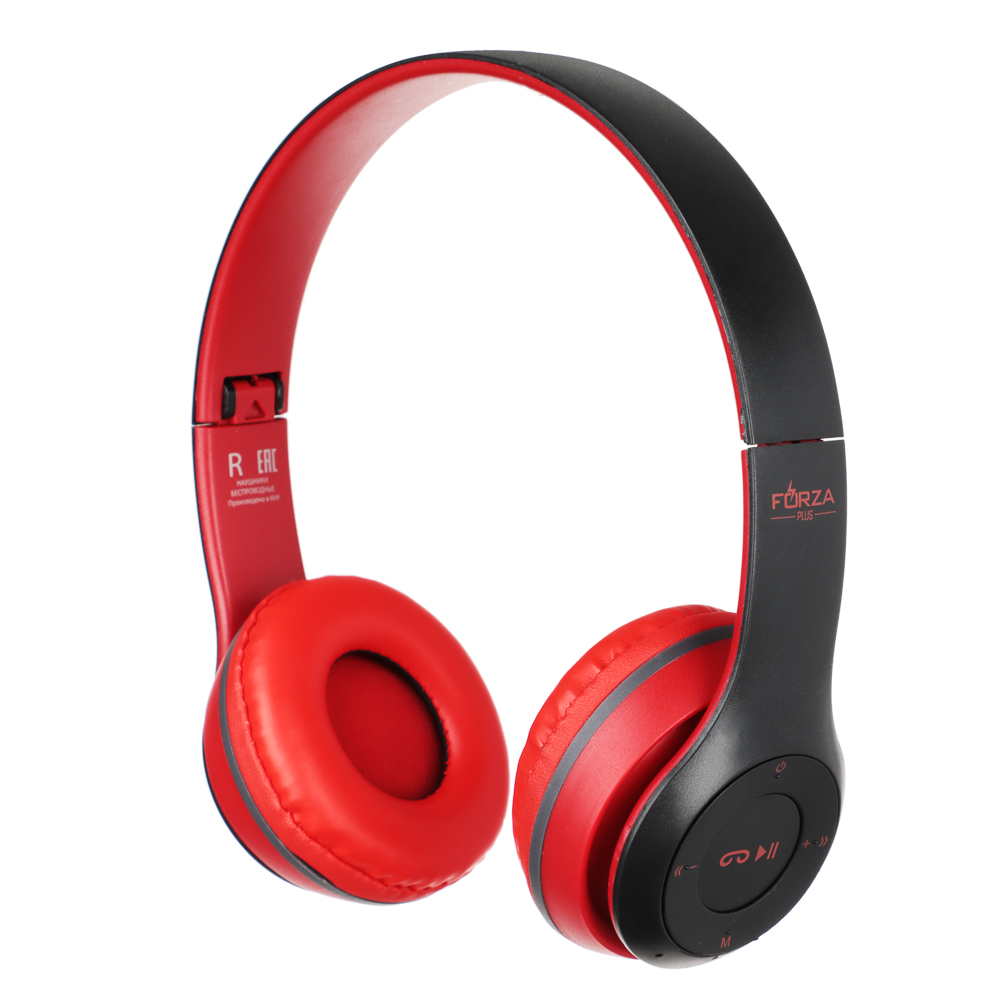 Наушники беспроводные накладные FORZA, 250мАч, BT: 5.0, гарнитура, складные, 3 цвета, арт.№ 410-010