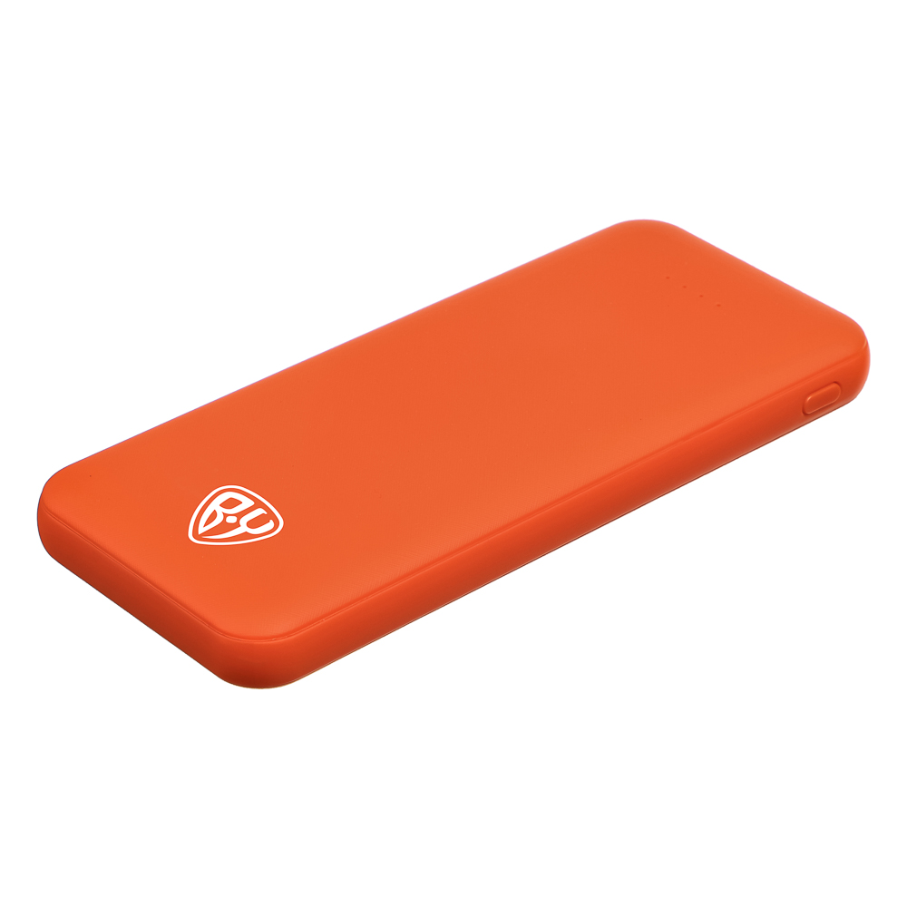 Аккумулятор мобильный BY 5000мАч, USB, 2А, прорезиненное покрытие, оранжевый, арт.№ 470-079