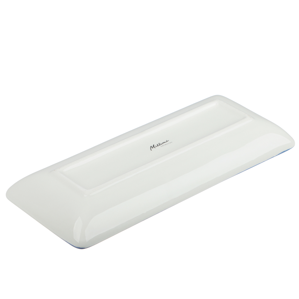 Блюдо прямоугольное 28х12х3,2см, тм MILLIMI Гарден, керамика, арт.№ 824-290