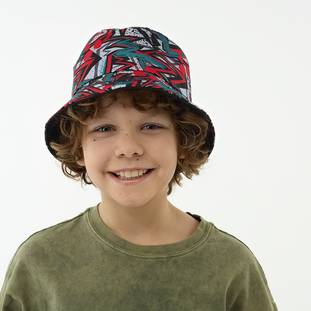 GALANTE Панама подростковая, р.56, 100% полиэстер, зигзаг, ВЛ25-07, #6, арт.№ 314-947