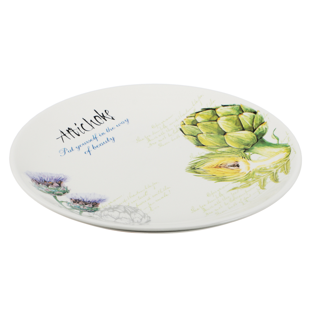 MILLIMI Артишоки Блюдо, 25,5х2,5см, керамика, арт.№ 824-062
