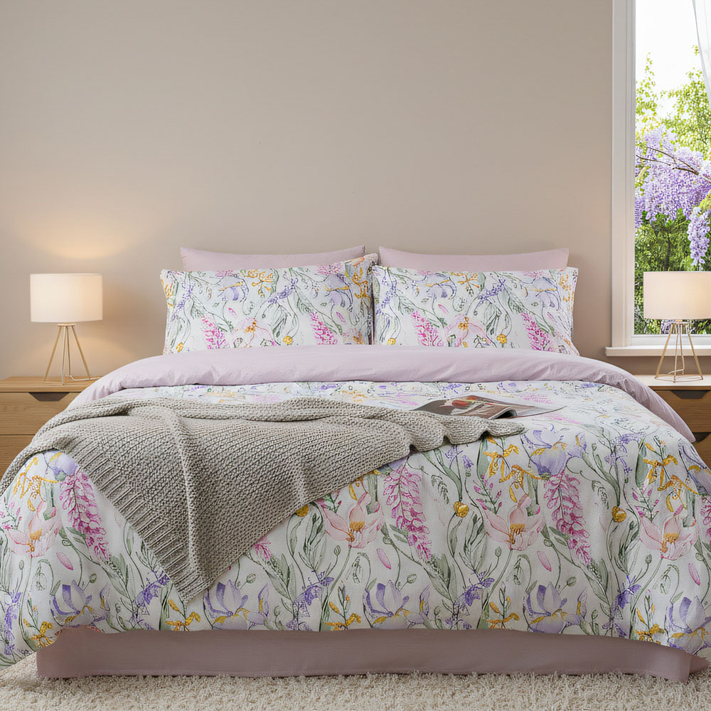 PROVANCE Ботаника Комплект постельного белья евро (4 предмета), поплин, 100% хлопок, арт.№ 488-175