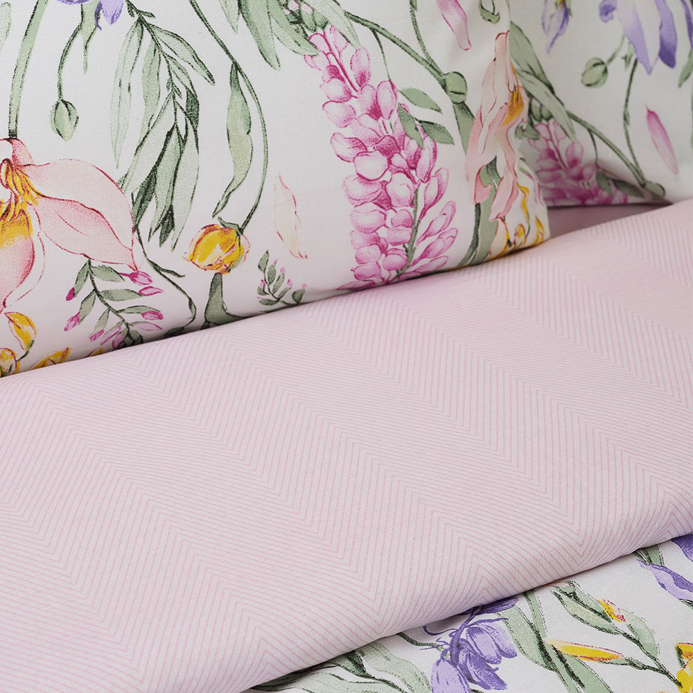 PROVANCE Ботаника Комплект постельного белья евро (4 предмета), поплин, 100% хлопок, арт.№ 488-175