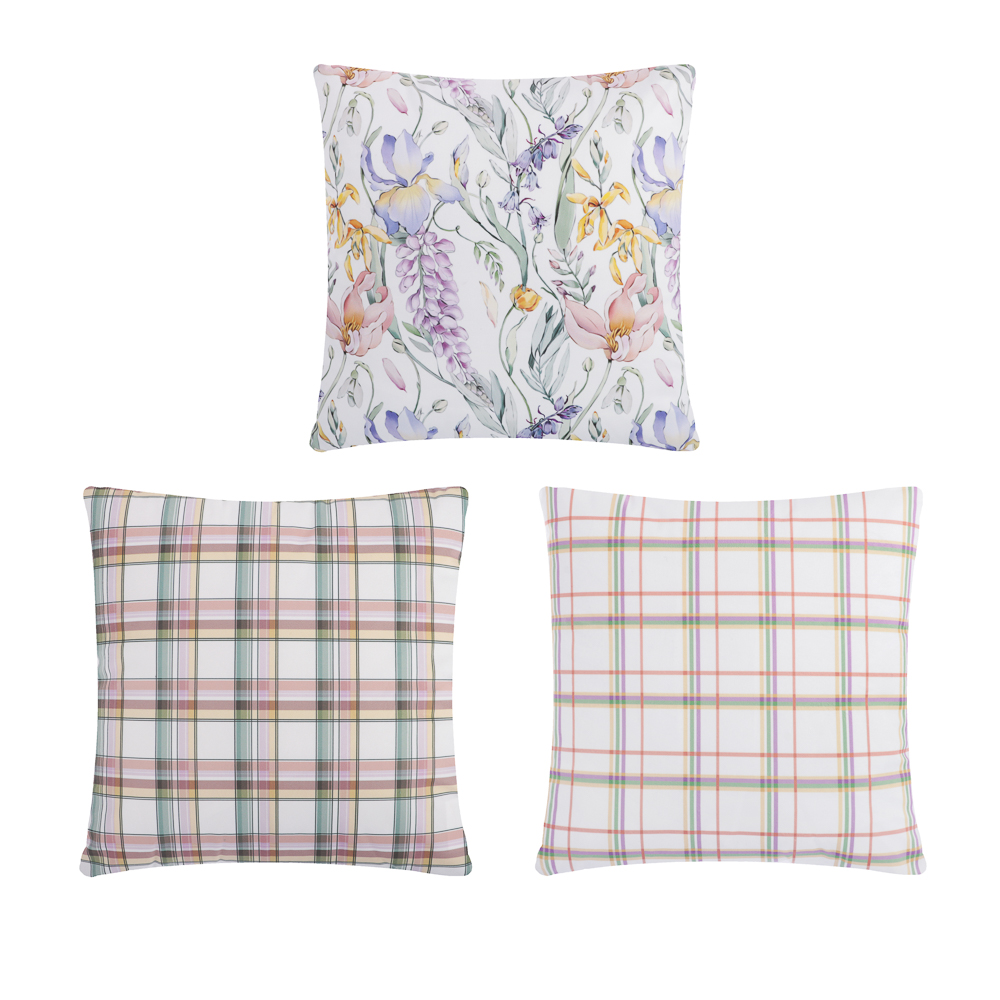 PROVANCE Ботаника Подушка декоративная 40х40см, 100% полиэстер, 3 дизайна, арт.№ 488-177