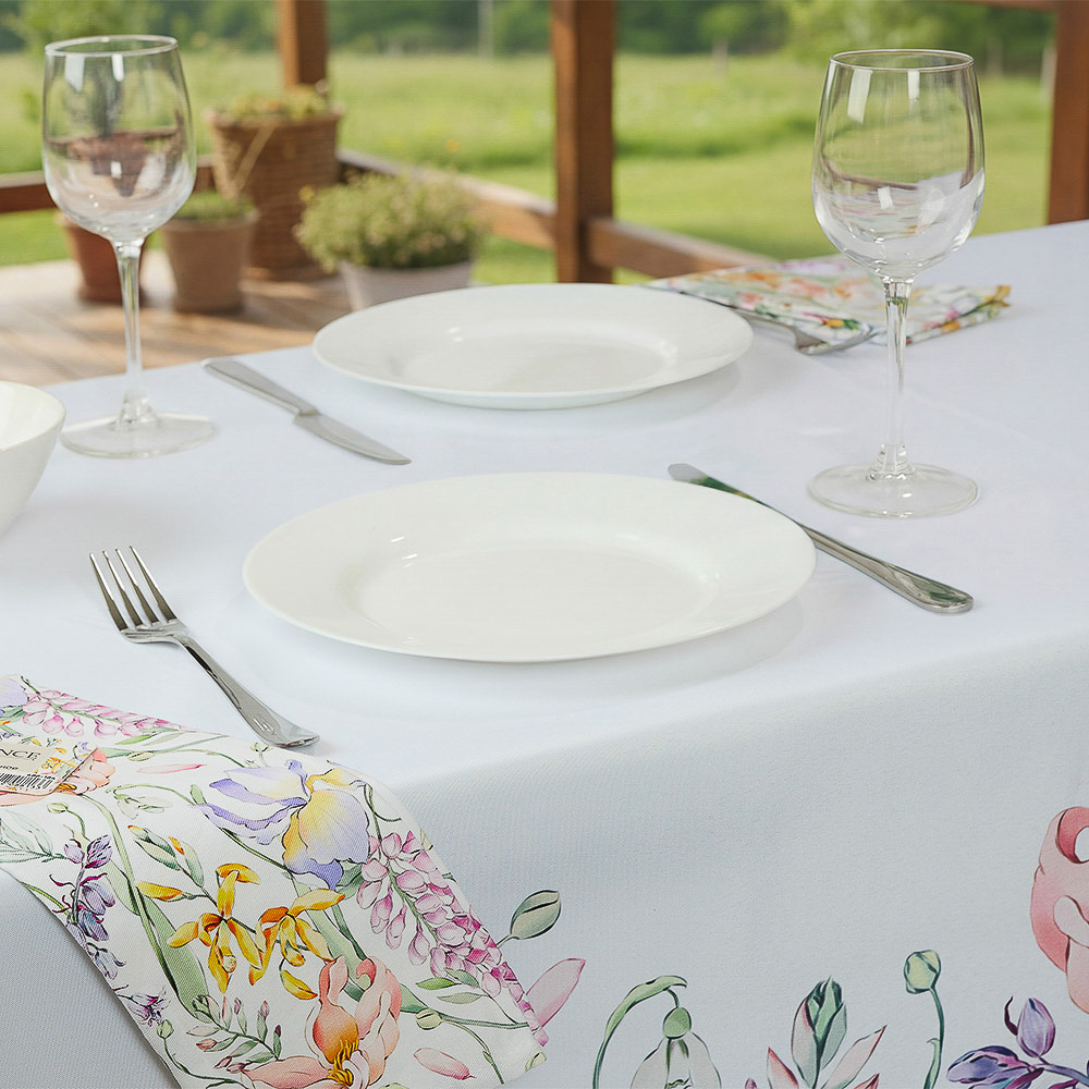 PROVANCE Ботаника Скатерть текстильная, 140х230см, 100% полиэстер, 2 дизайна, арт.№ 488-178