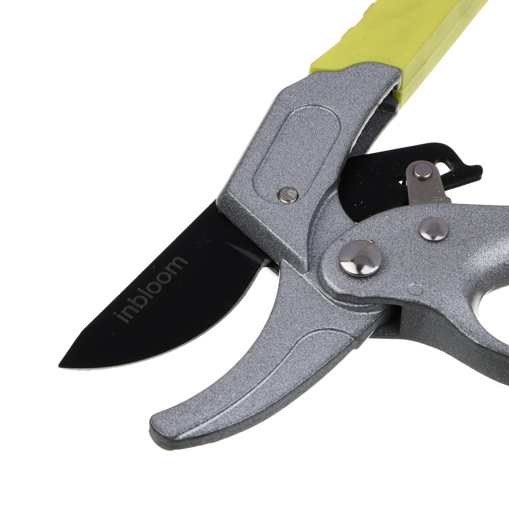 INBLOOM Секатор садовый 20см, марганцевая сталь 65, алюминий, TPR, арт.№ 186-049