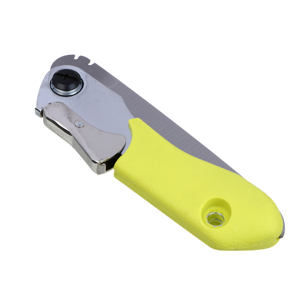 INBLOOM Пила садовая складная 29см, лезвие 14см, марганцевая сталь 65,TPR, ABS, арт.№ 186-051