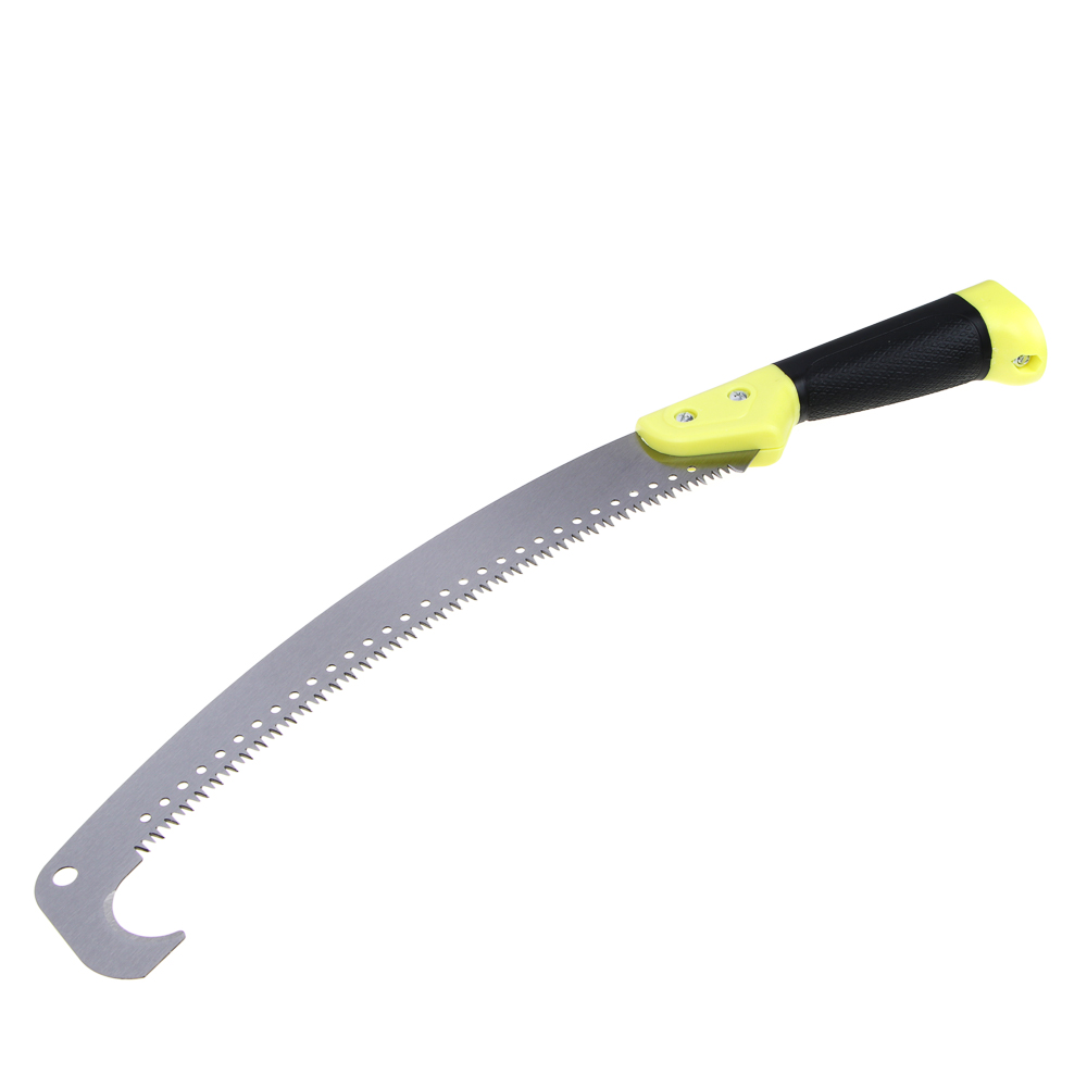 INBLOOM Пила садовая с крюком 51см (37см), марганцевая сталь 65, TPR, ABS, арт.№ 186-052