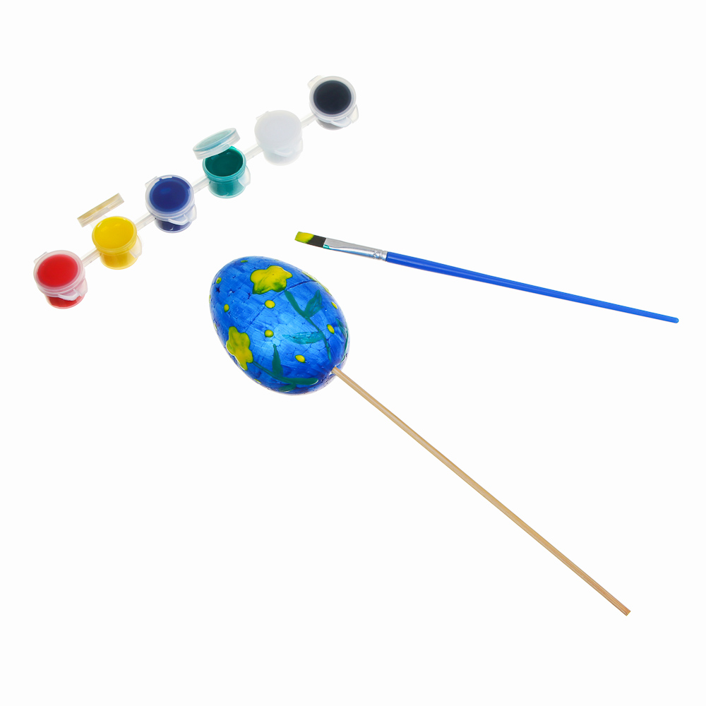 LADECOR Набор для раскрашивания, 3 фигурки + краски + кисточка, пенопласт, арт.№ 283-209