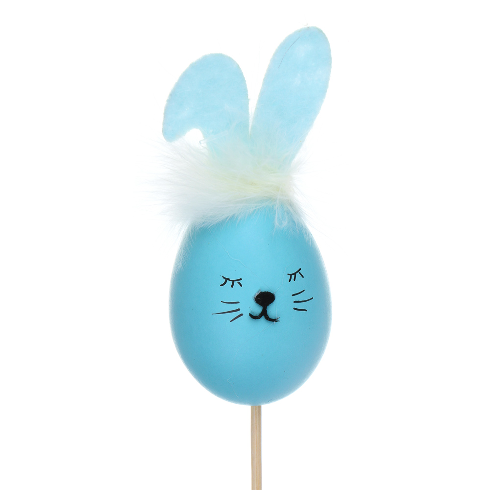 LADECOR Топпер заяц, пластик, 6 дизайнов, арт.№ 535-179