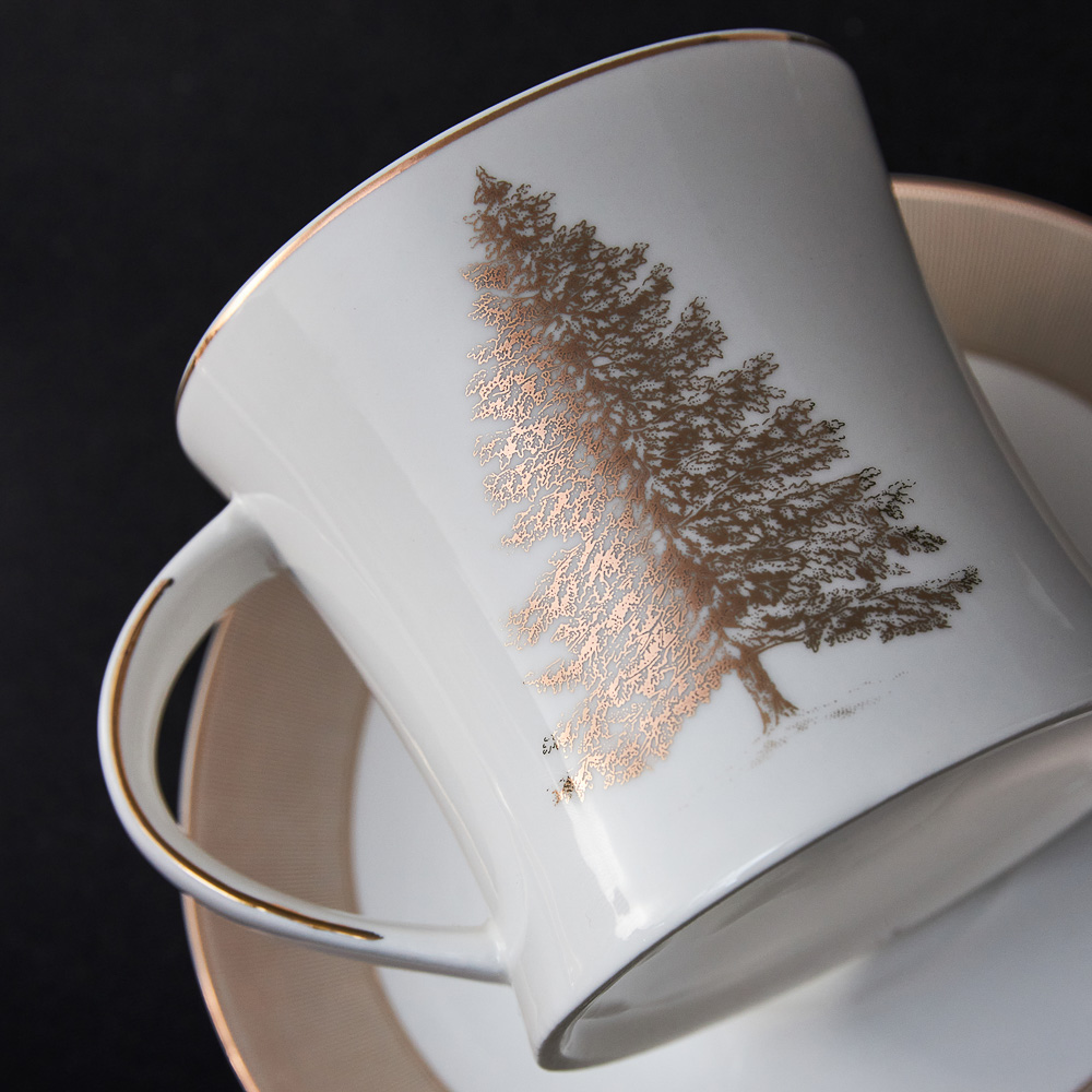 BY COLLECTION White Line Кружка, 300мл, фарфор, подарочная упаковка, арт.1, арт.№ 820-818