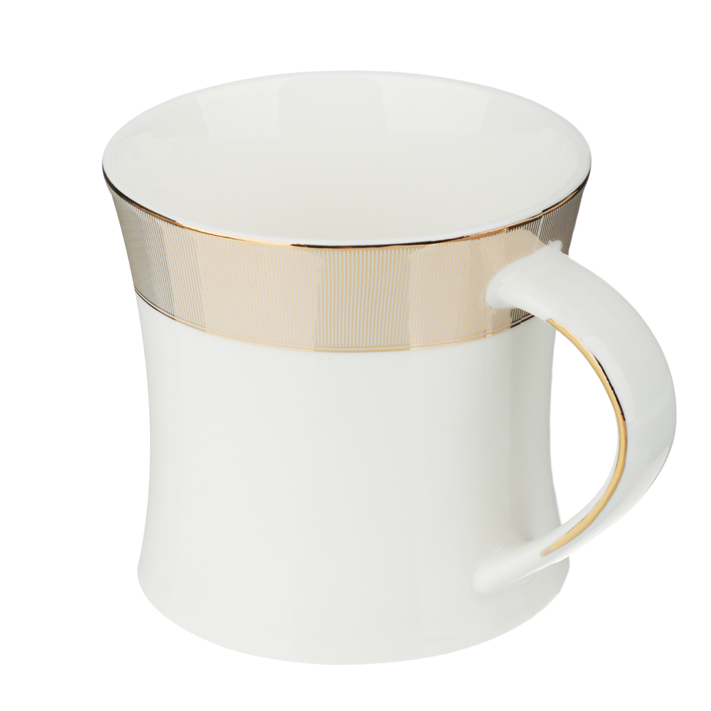 BY COLLECTION White Line Кружка, 300мл, фарфор, подарочная упаковка, арт.1, арт.№ 820-818
