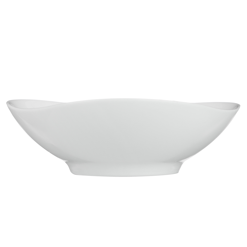 MILLIMI Лилия Салатник, опаловое стекло, 400мл, 15х6см, треугольная форма, арт.№ 818-330