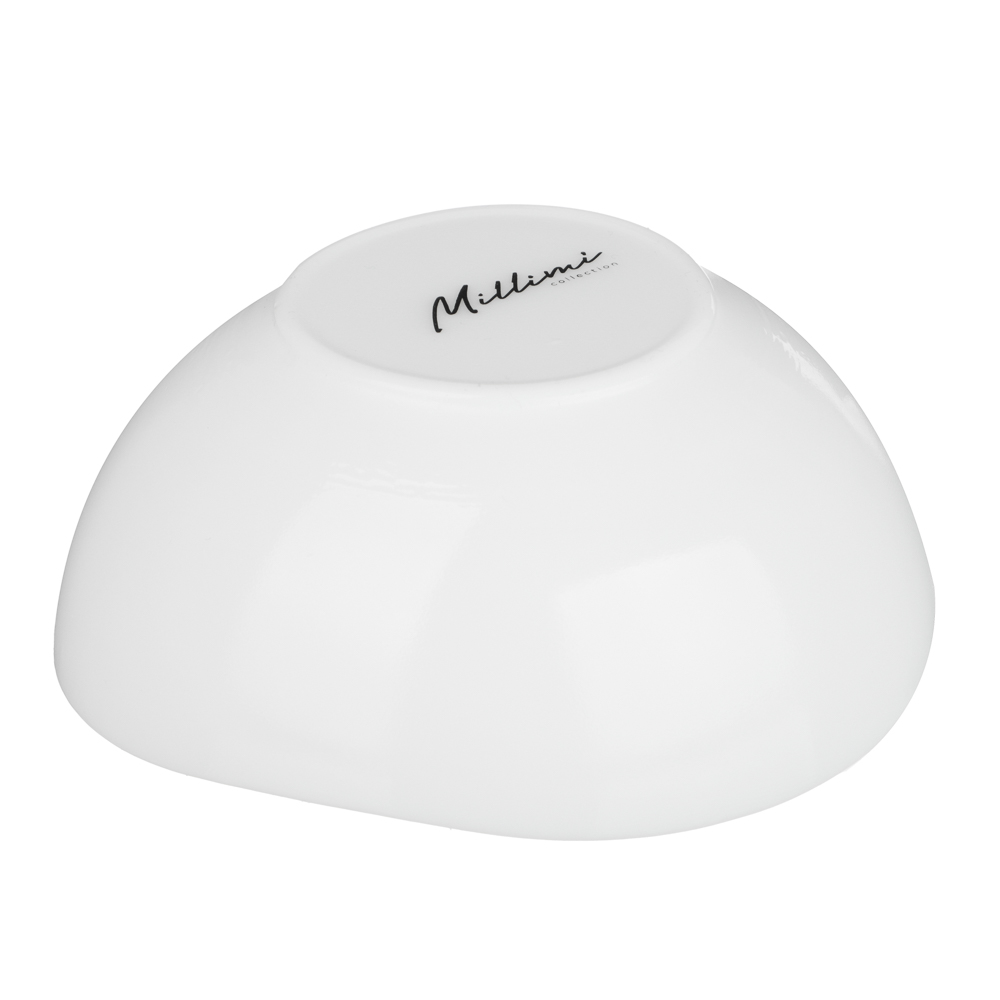 MILLIMI Лилия Салатник, опаловое стекло, 250мл, 11.4х4.8см, треугольная форма, арт.№ 818-331