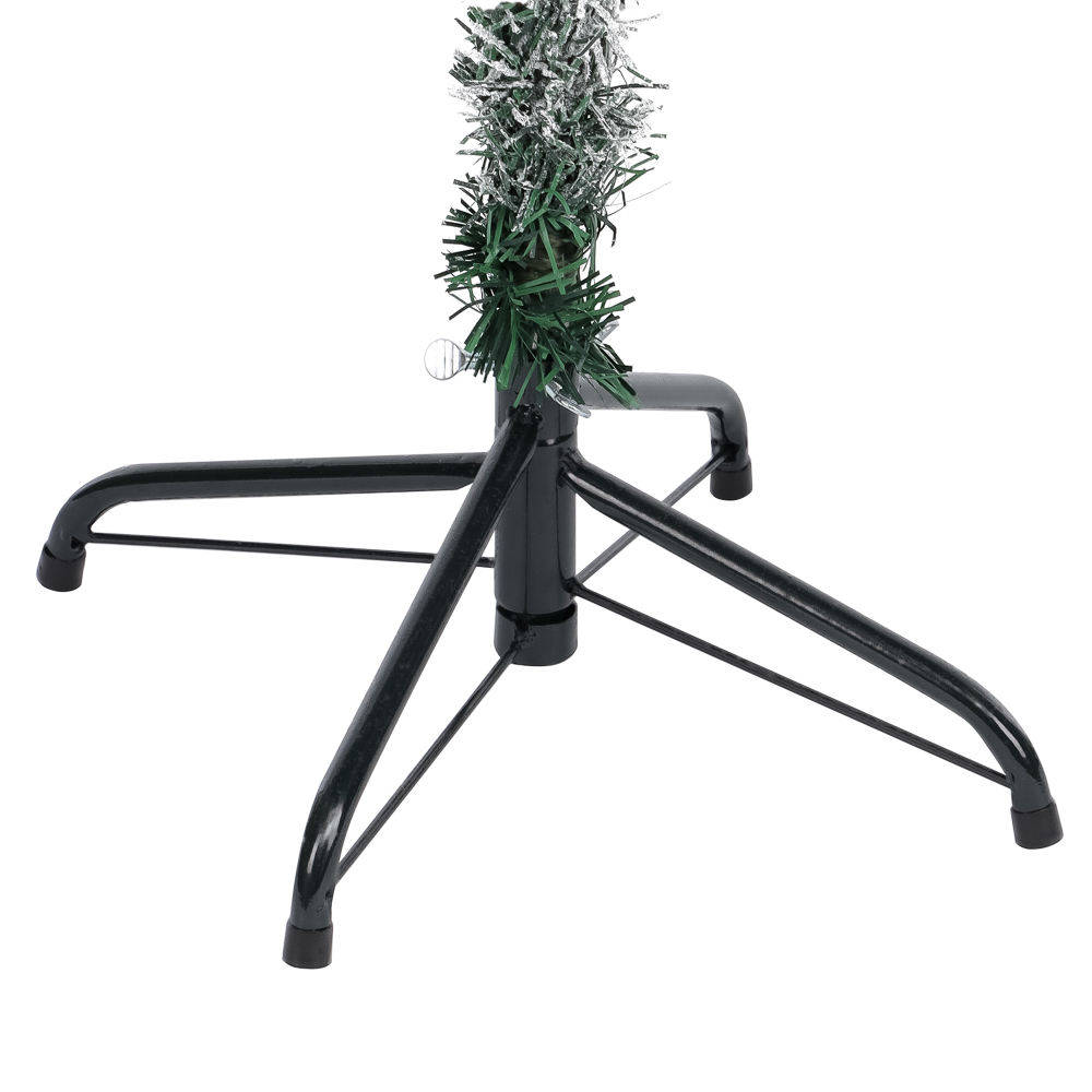 Ель 210 см, 600 веток, снежная, флокирование, ПВХ, 26-20, арт.№ 385-416