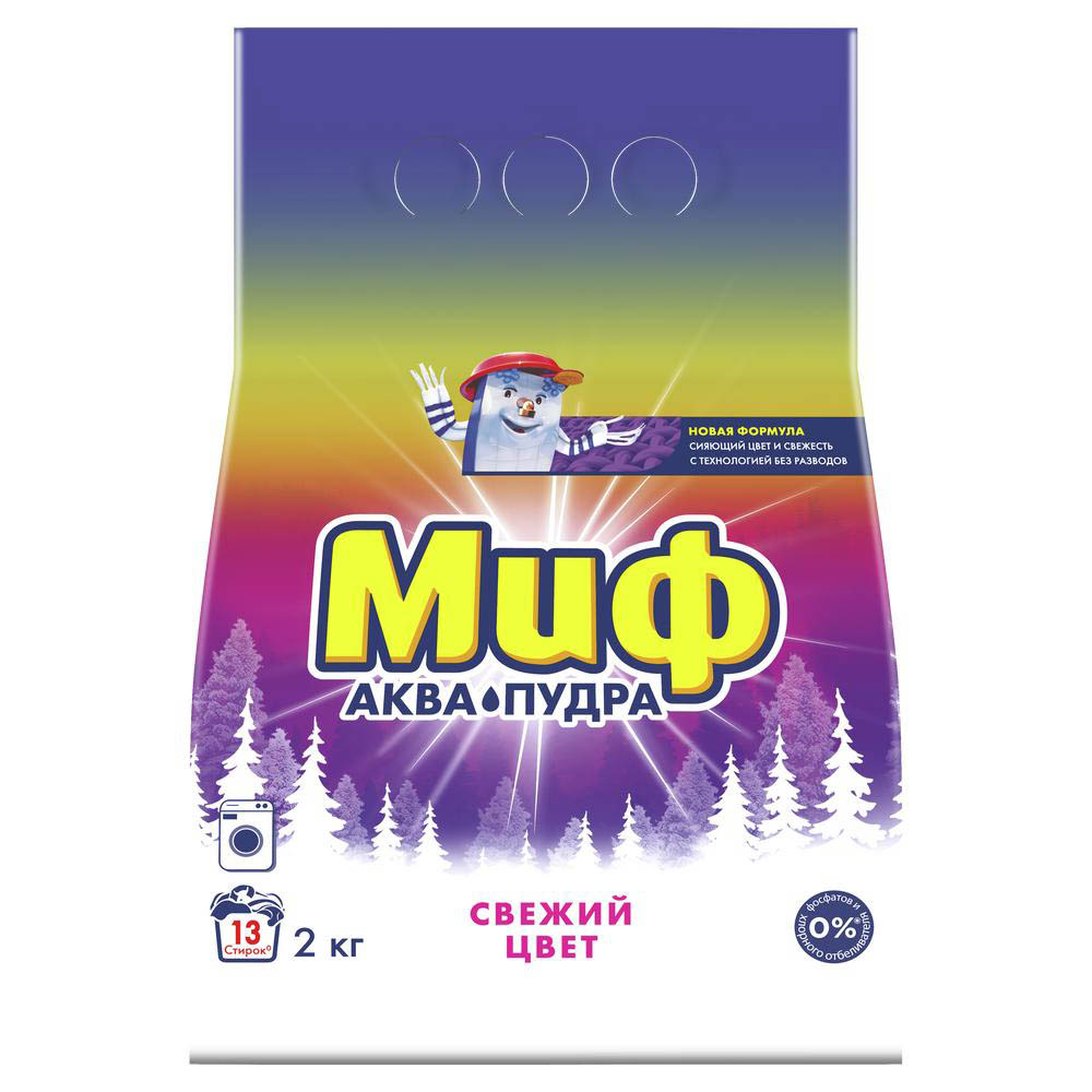 Стиральный порошок МИФ Автомат 3в1 Свежий цвет к/у 2кг, 81625878/81663941, арт.№ 958-058